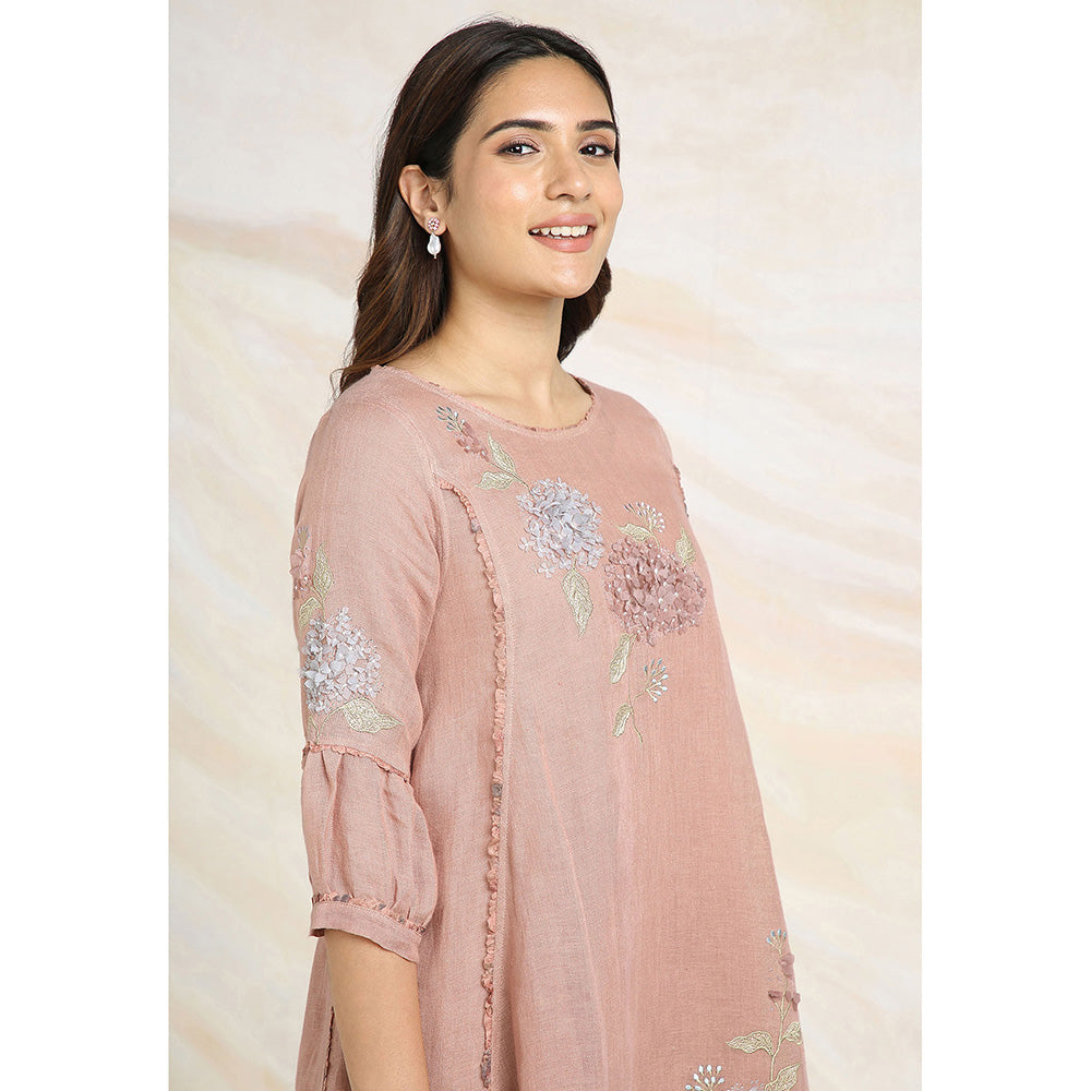 Kaveri Pink Peony Ice Cream Cone Co-Ord (Set of 2)