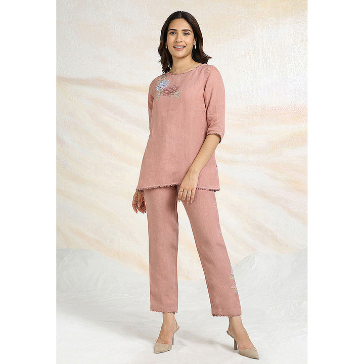 Kaveri Pink Peony Mona Co-Ord (Set of 2)