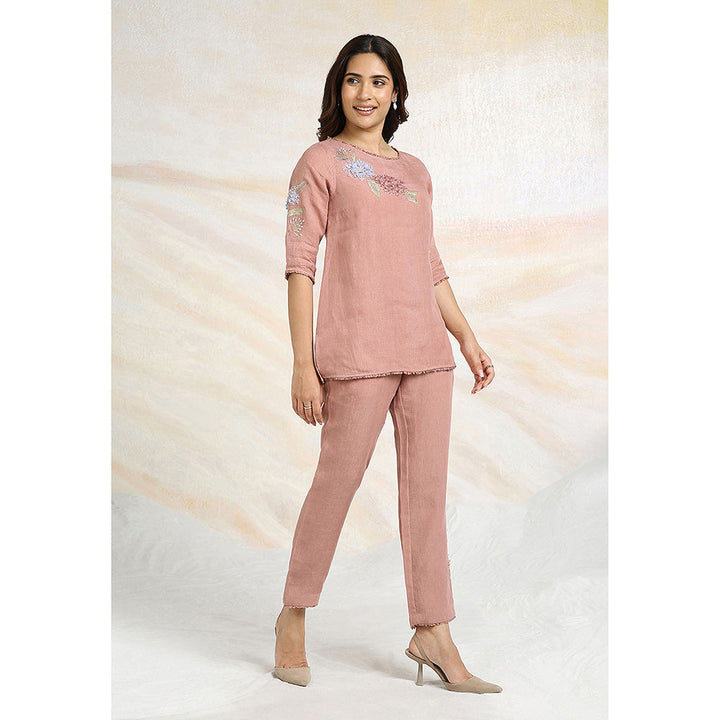 Kaveri Pink Peony Mona Co-Ord (Set of 2)