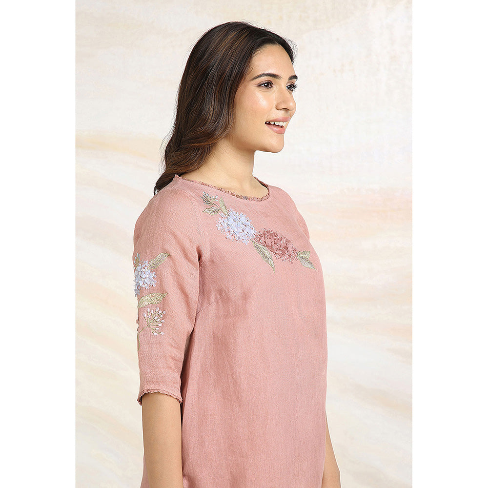 Kaveri Pink Peony Mona Co-Ord (Set of 2)