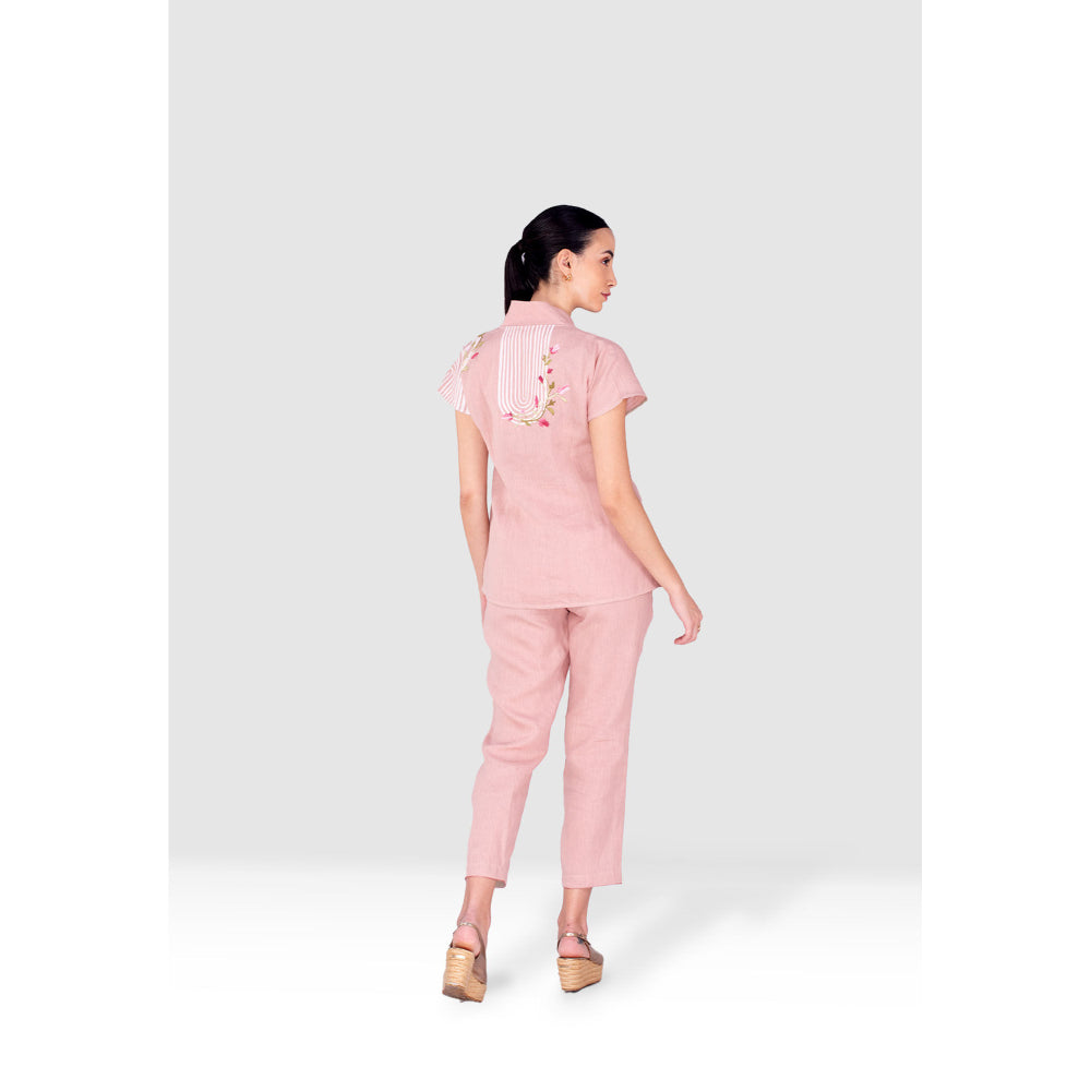 Kaveri Pink Arch Maze Co-Ord (Set of 2)