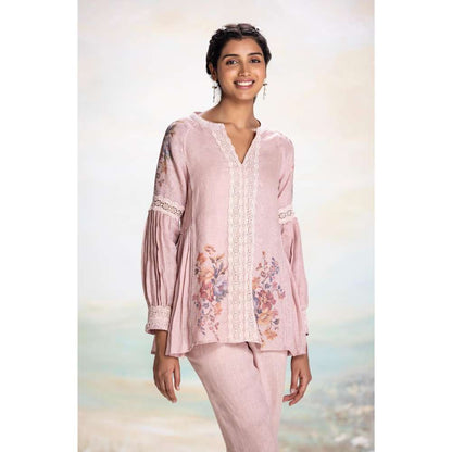 Kaveri Pink Vintage Rosa Wreath Co-Ord (Set of 2)