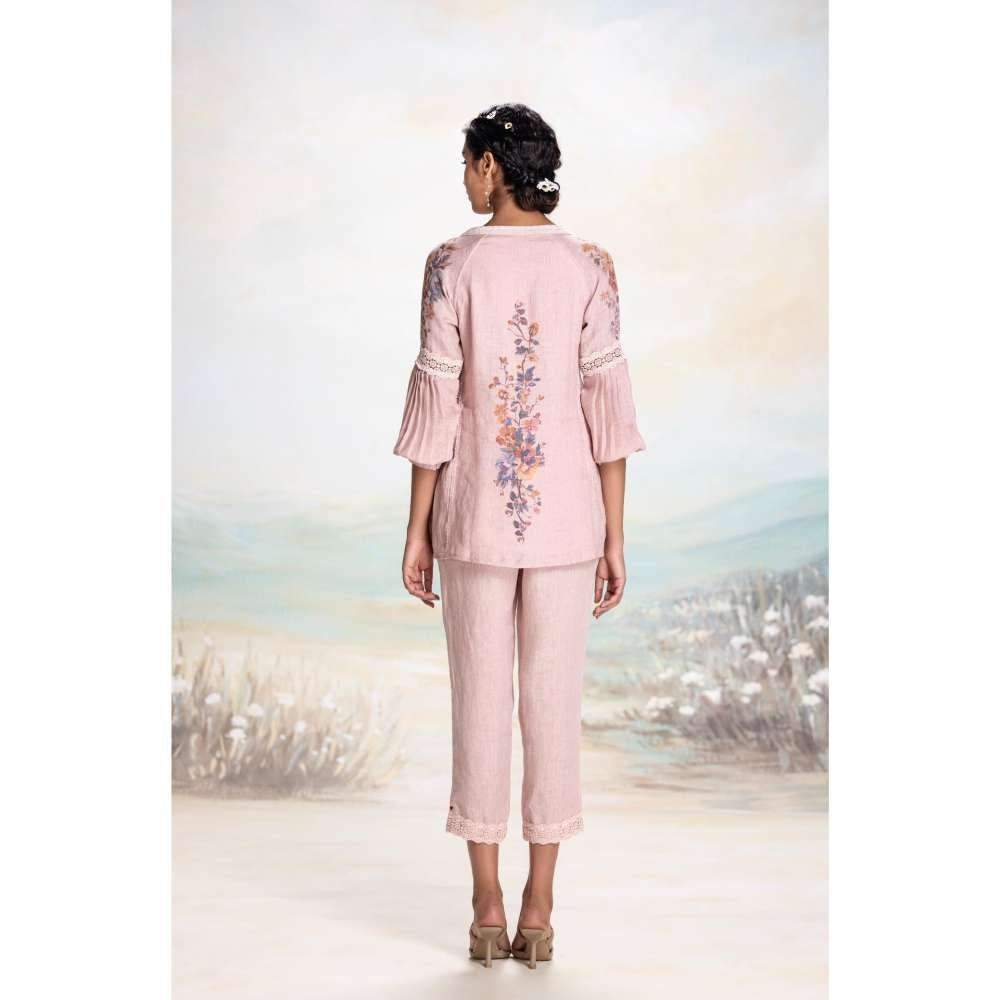 Kaveri Pink Vintage Rosa Wreath Co-Ord (Set of 2)