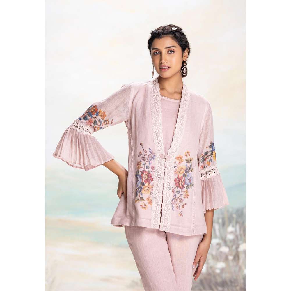 Kaveri Pink Vintage Rosa Tree Co-Ord (Set of 3)