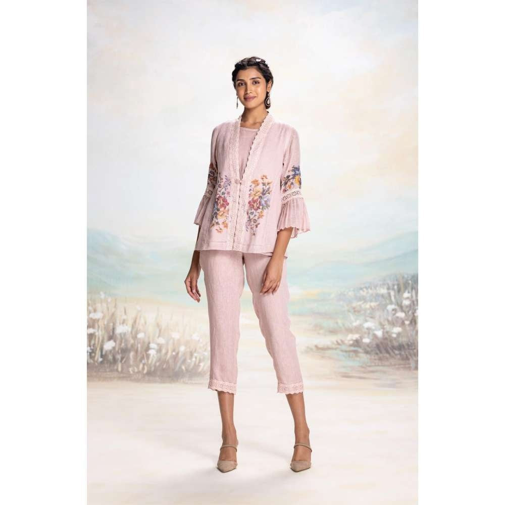 Kaveri Pink Vintage Rosa Tree Co-Ord (Set of 3)