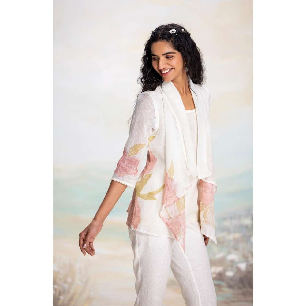 Kaveri Pink Bubble Flower Zoro Co-Ord (Set of 2)