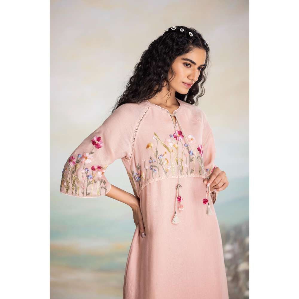 Kaveri Pink Meet Me In The Meadow Dress