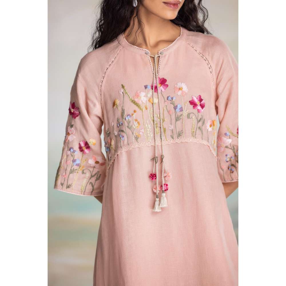 Kaveri Pink Meet Me In The Meadow Dress