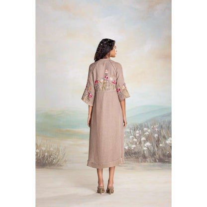 Kaveri Taupe Meet Me In The Meadow Dress