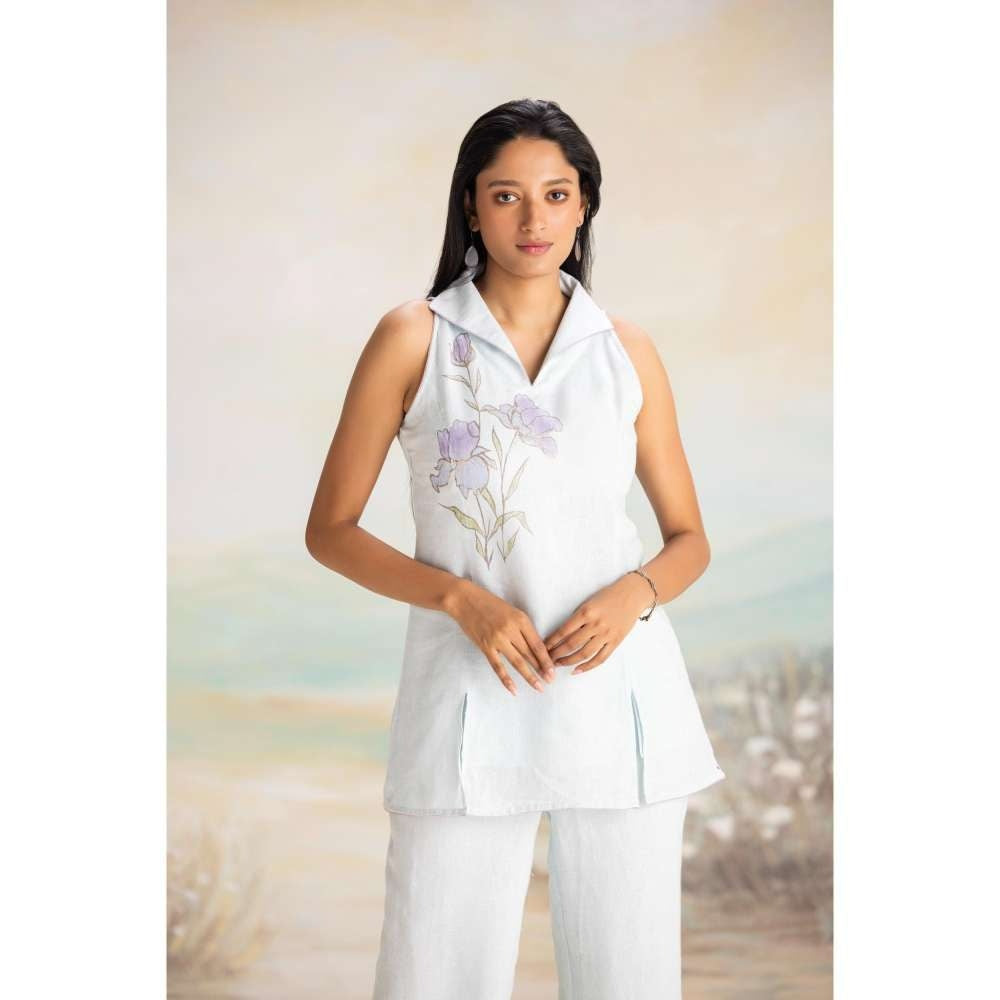 Kaveri Blue Iris Co-Ord (Set of 2)