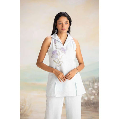 Kaveri Blue Iris Co-Ord (Set of 2)