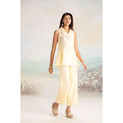 Kaveri Yellow Iris Co-Ord (Set of 2)