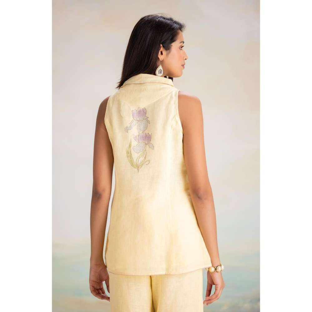 Kaveri Yellow Iris Co-Ord (Set of 2)