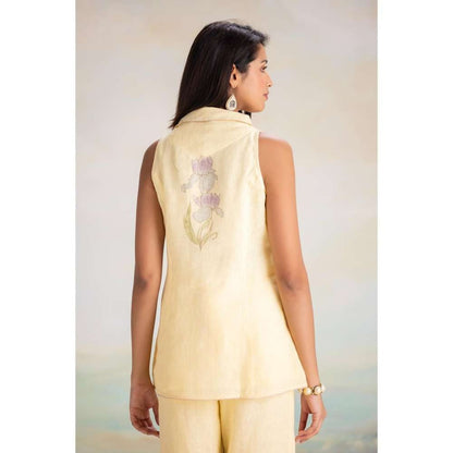Kaveri Yellow Iris Co-Ord (Set of 2)