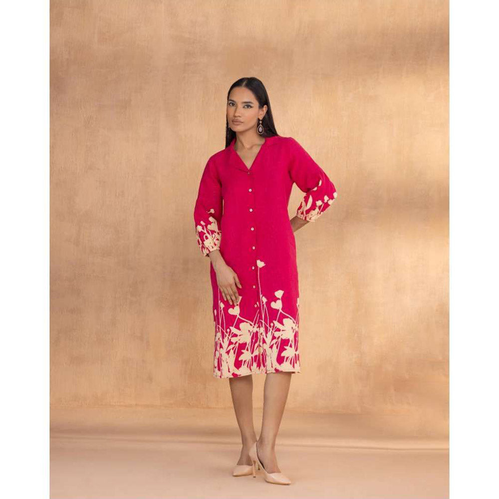 Kaveri Pink Floral Ballet Dress