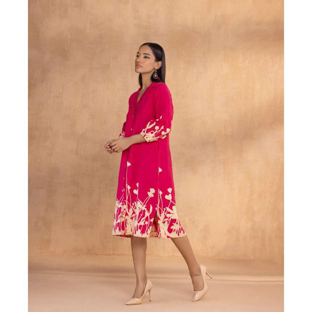 Kaveri Pink Floral Ballet Dress