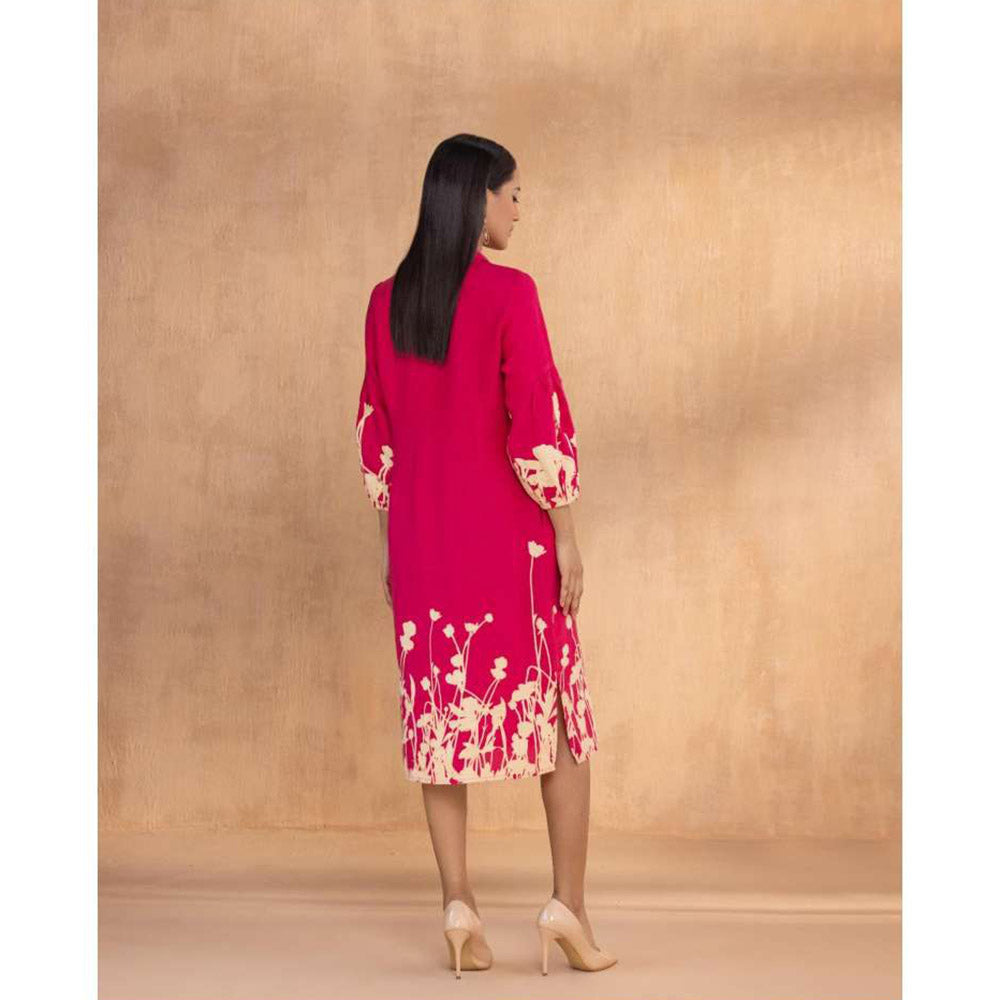 Kaveri Pink Floral Ballet Dress
