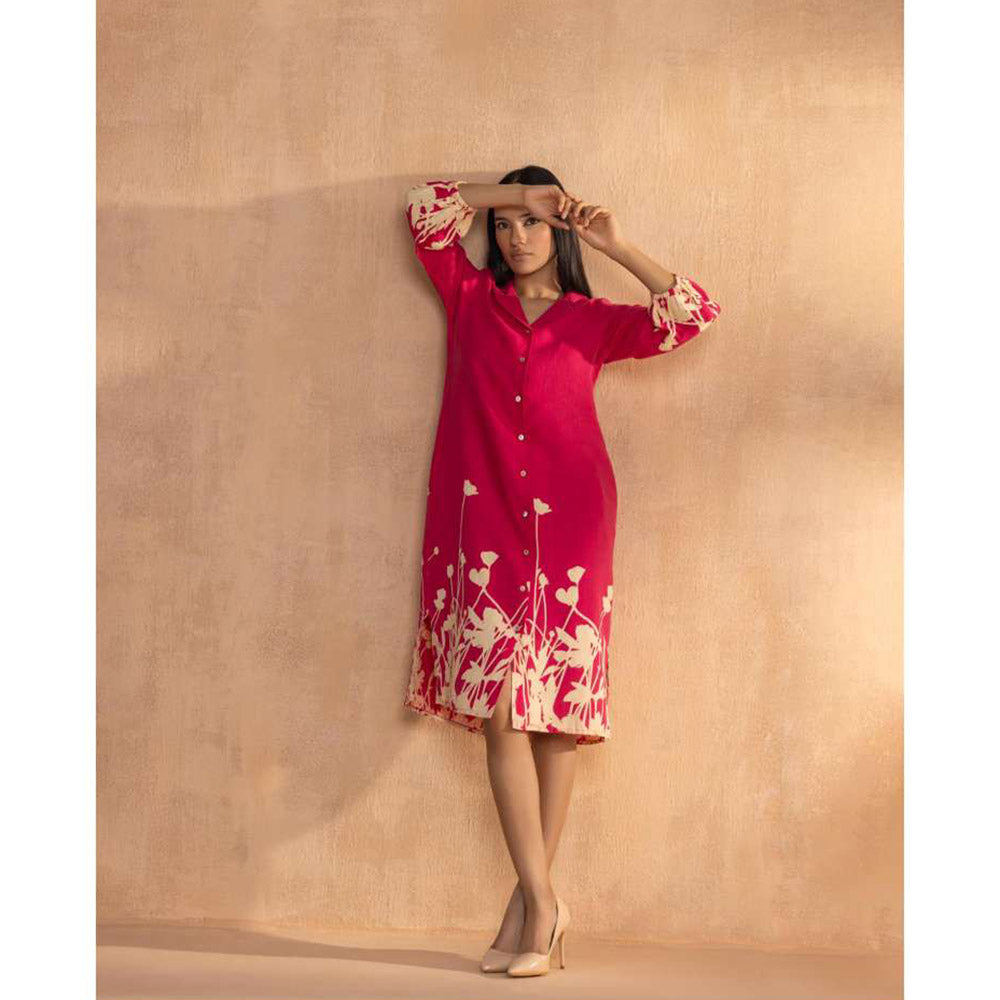 Kaveri Pink Floral Ballet Dress