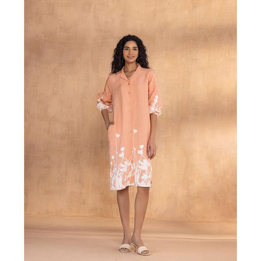 Kaveri Beige Floral Ballet Dress