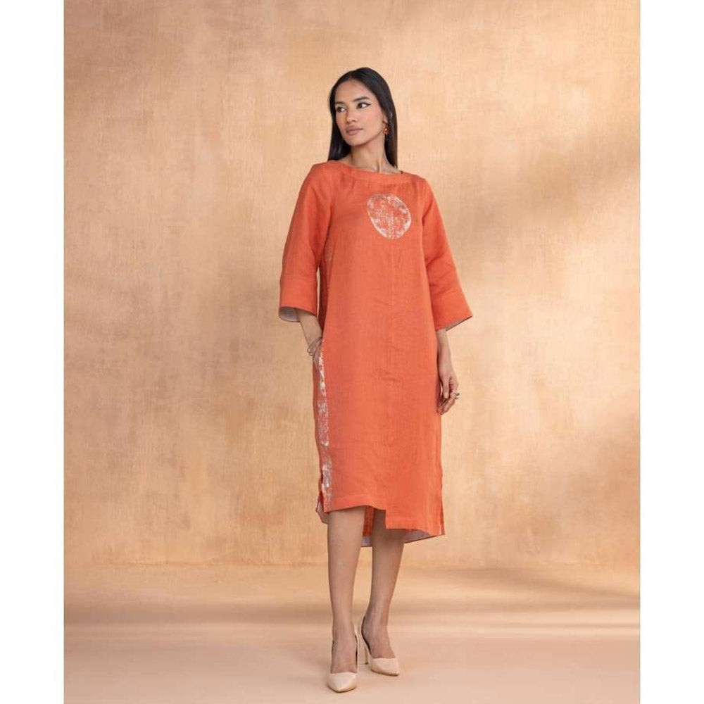 Kaveri Rust Luna Dress
