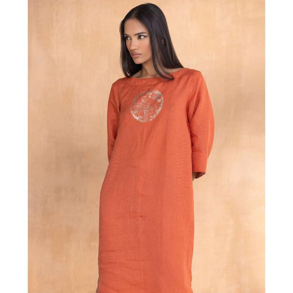 Kaveri Rust Luna Dress