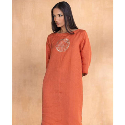 Kaveri Rust Luna Dress
