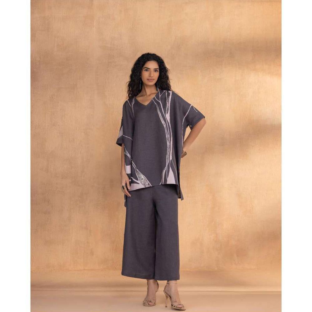Kaveri Purple Quantum Theory Long Co-Ord (Set of 2)