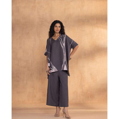 Kaveri Purple Quantum Theory Long Co-Ord (Set of 2)