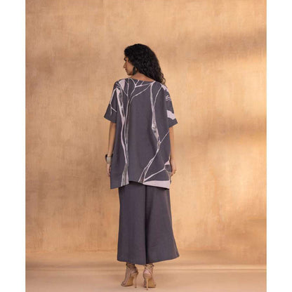 Kaveri Purple Quantum Theory Long Co-Ord (Set of 2)