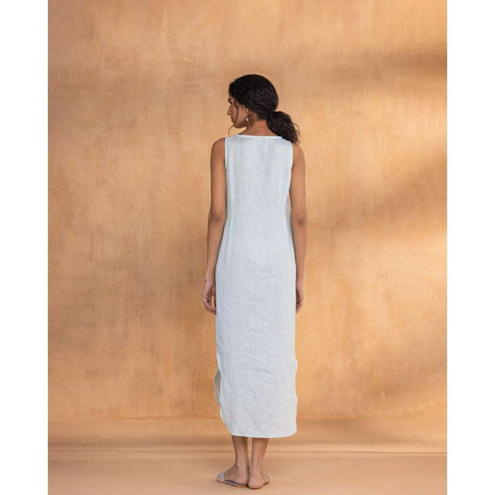 Kaveri White Watercolour Roots Dress