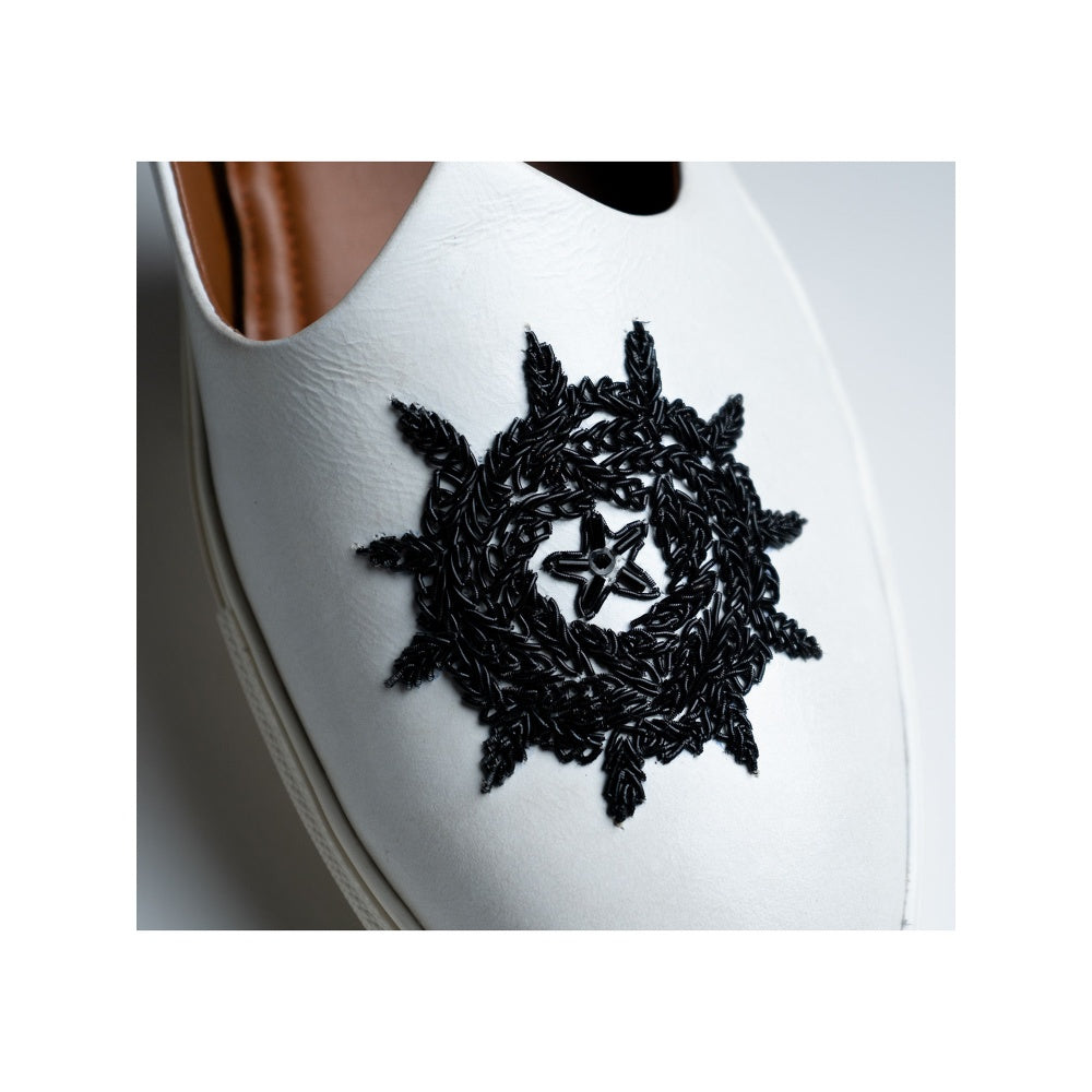 Kavith Sainaani White-Black Wedding Sneaker