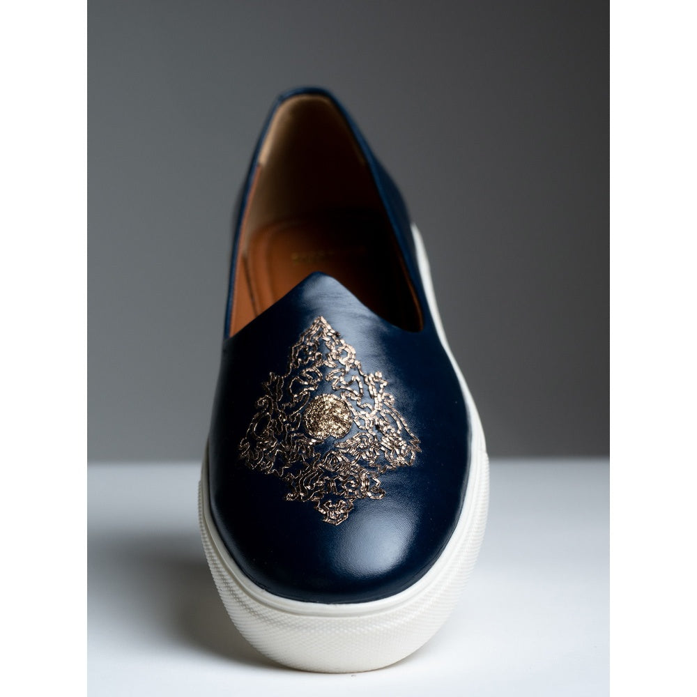 Kavith Sainaani Navy-Gold Wedding Sneaker