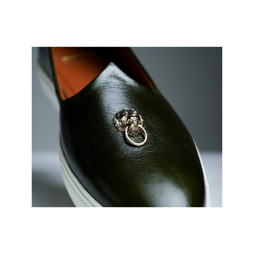 Kavith Sainaani Dark Green Wedding Sneaker