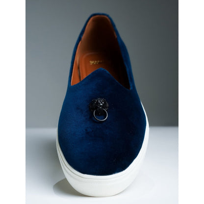 Kavith Sainaani Blue Suede Wedding Sneaker