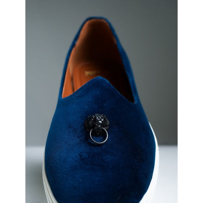 Kavith Sainaani Blue Suede Wedding Sneaker