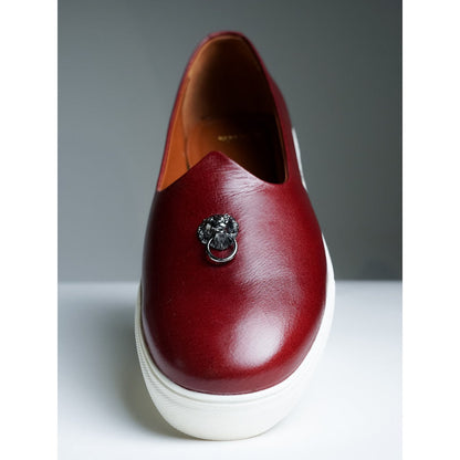 Kavith Sainaani Patina Red Wedding Sneaker