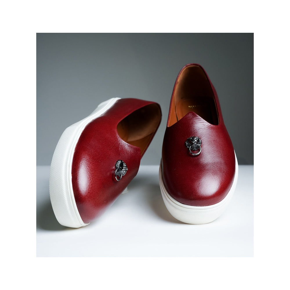 Kavith Sainaani Patina Red Wedding Sneaker
