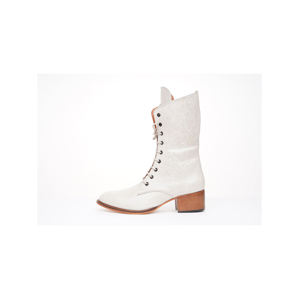 Kavith Sainaani Tall White Boots