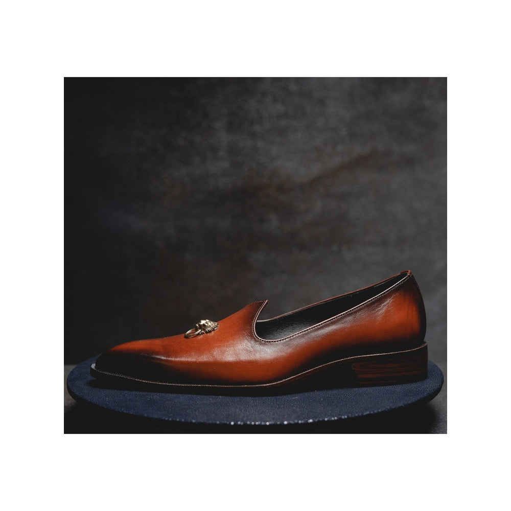 Kavith Sainaani Dark Tan Ombre Jutti