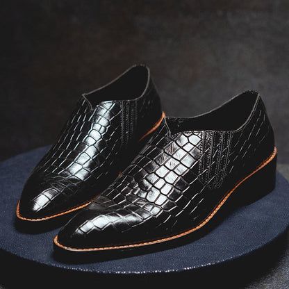 Kavith Sainaani High Ankle Black Croc Jutti
