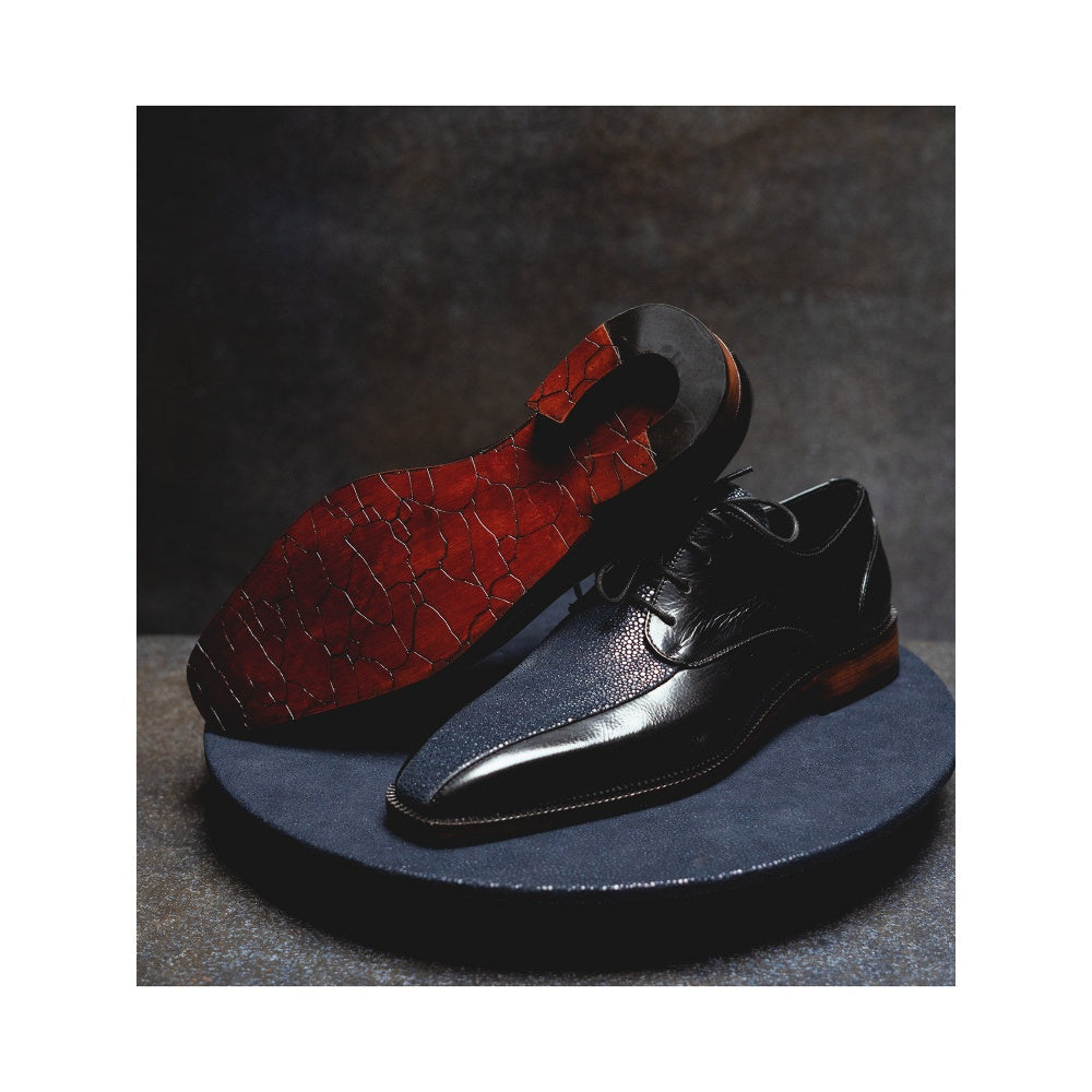 Kavith Sainaani Blue Toe Oxfords