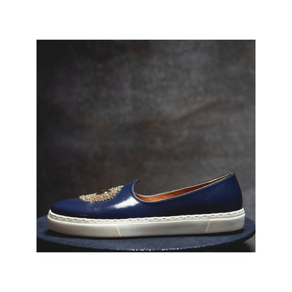 Kavith Sainaani Blue patent Wedding Sneaker