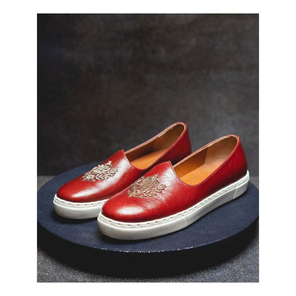 Kavith Sainaani Bordo Red Wedding Sneaker
