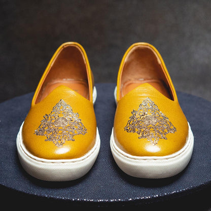 Kavith Sainaani Yellow Wedding Sneaker
