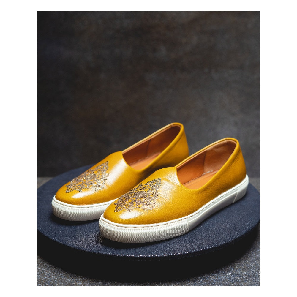 Kavith Sainaani Yellow Wedding Sneaker