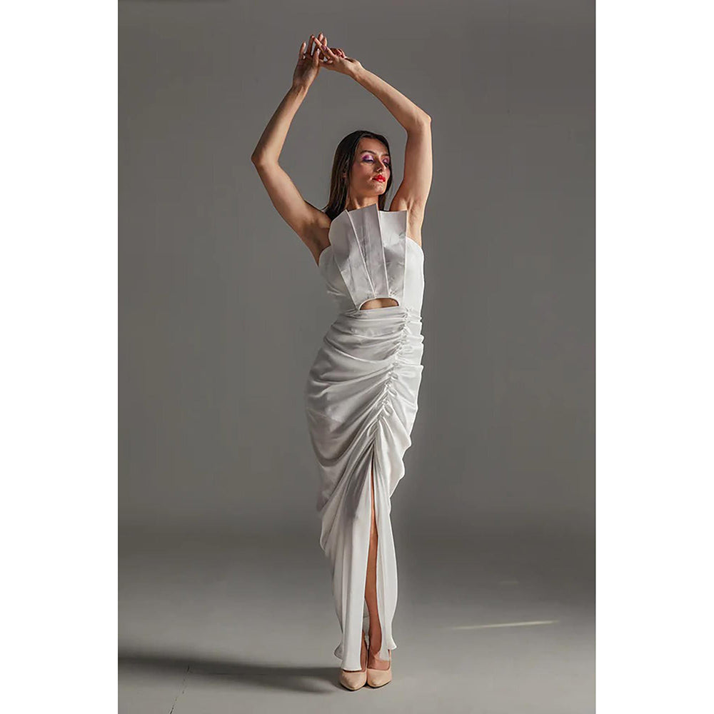 Kayjay by Kritika Jain Fangirl White Maxi Dress