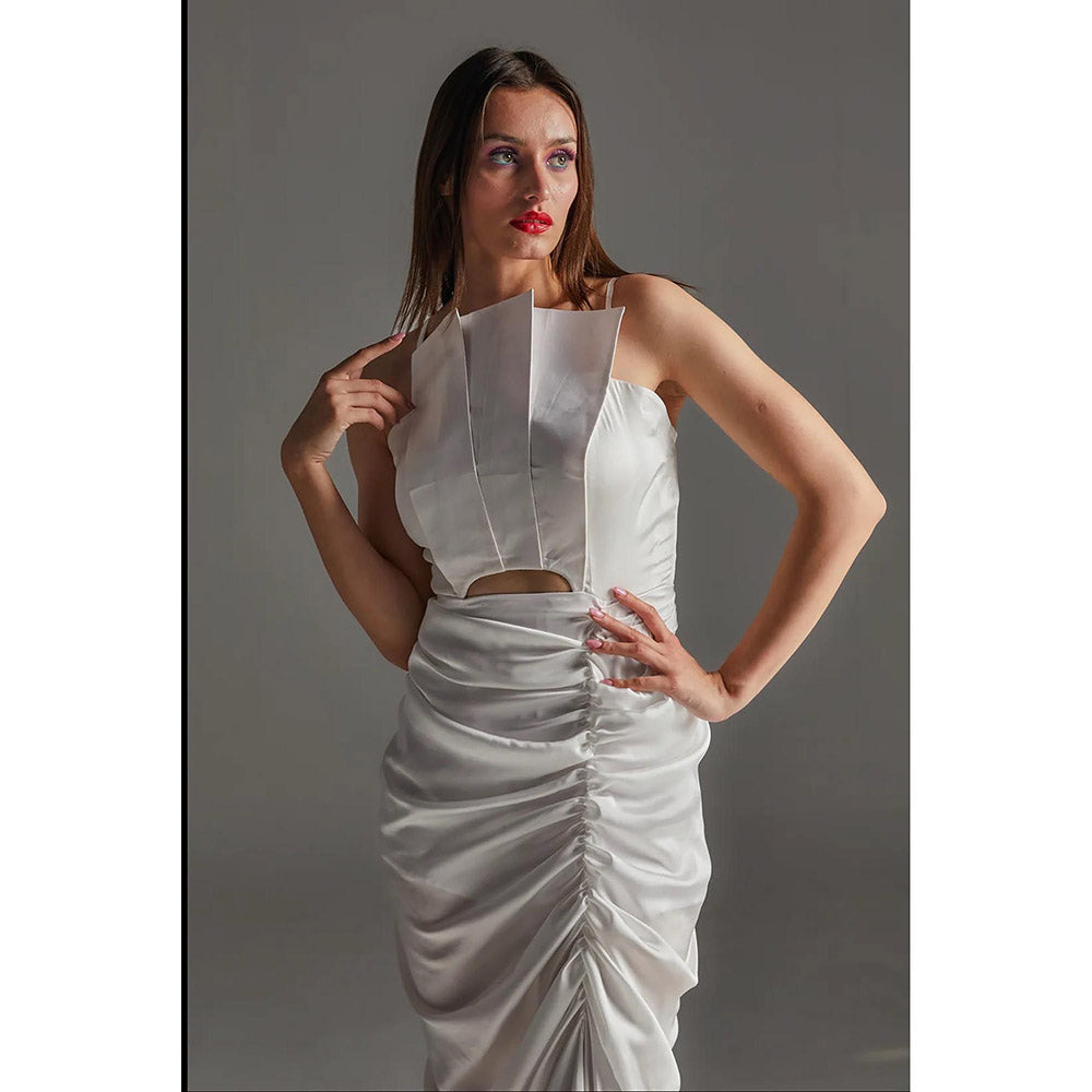 Kayjay by Kritika Jain Fangirl White Maxi Dress