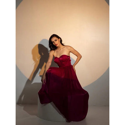 Kayjay by Kritika Jain Opera Pink Maxi Dress