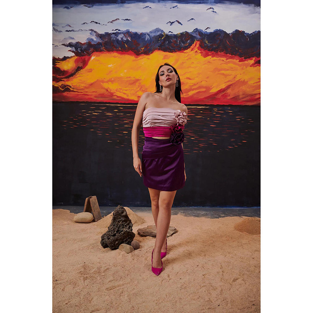 Kayjay by Kritika Jain Cherry Multi-Color Mini Dress