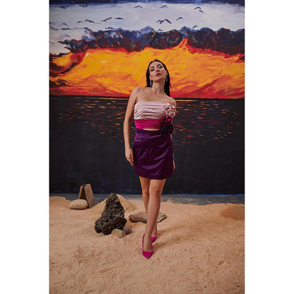 Kayjay by Kritika Jain Cherry Multi-Color Mini Dress